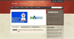 Desktop Screenshot of hermannfbc.com